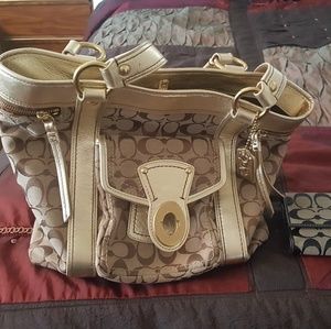 Authentic Coach Purse and Wallet.